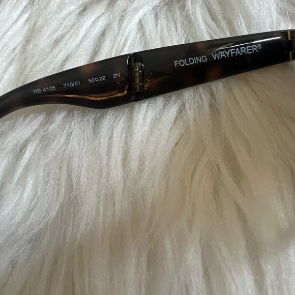 Rayban Wayfarer Folding Classic Sunglasses - Brown - Picture 6 of 10